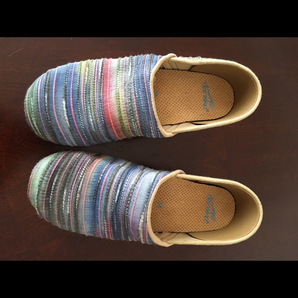Dansko multicolor clogs